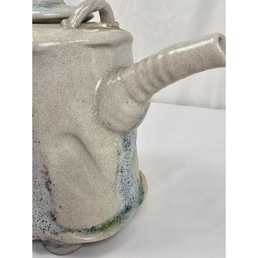 Michael Sherrill Studio Pottery Teapot Signed Contemporary Ceramic Art